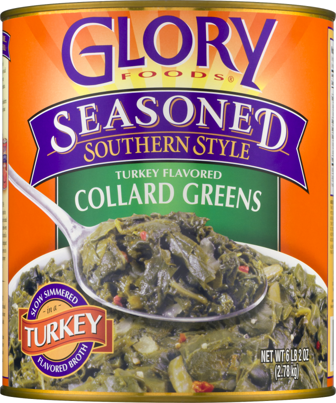 Glory Foods Seasoned Southern Style Turkey Flavored Collard Greens