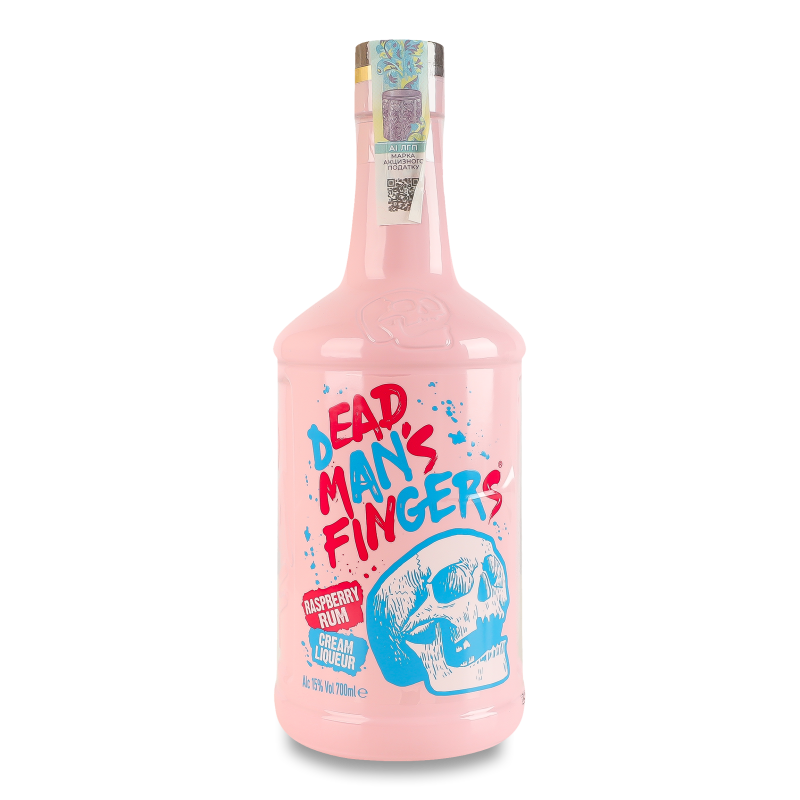 Лікер на основі рому Расберрі Крім 15% 0,7л Дед Мен”с Фінгес