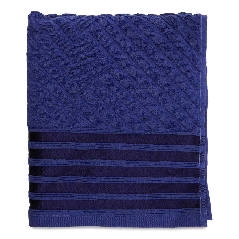 Рушник темно-синій махровий 50*90см 500г/м2 GM Textile