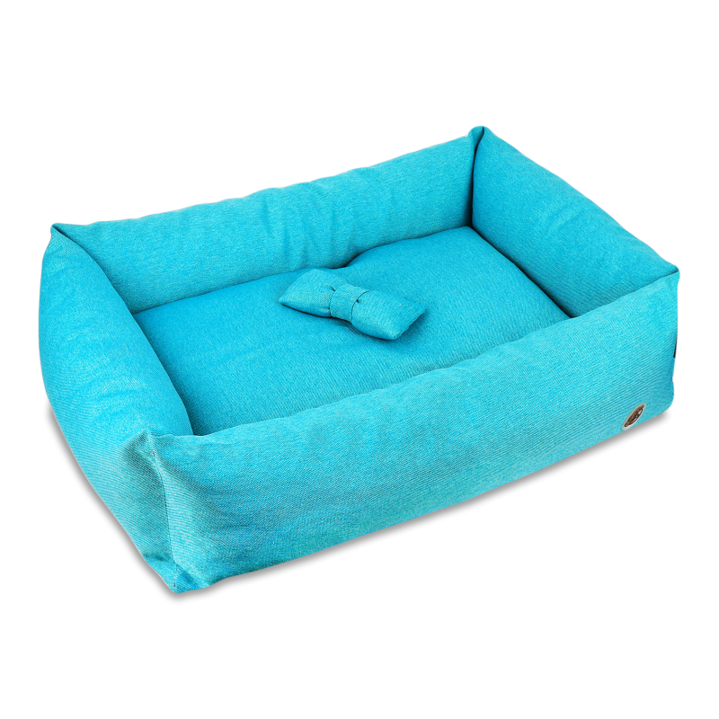 Лежак д/собак Патрік №2 бірюзовий прямокутний 50*70*20см Матис