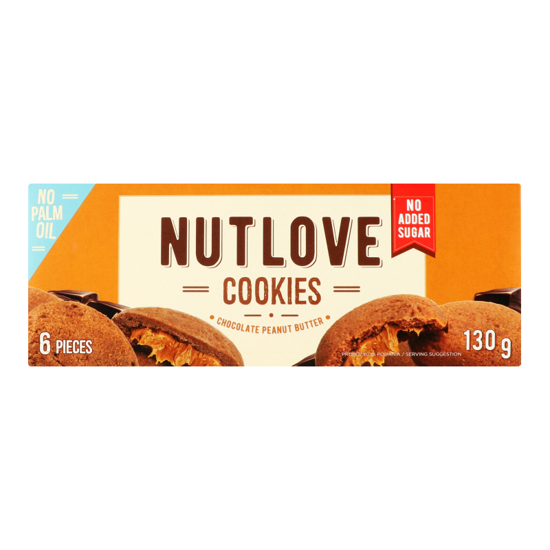 Печиво з шоколадною арахісовою пастою Nutlove Allnutrition к/у