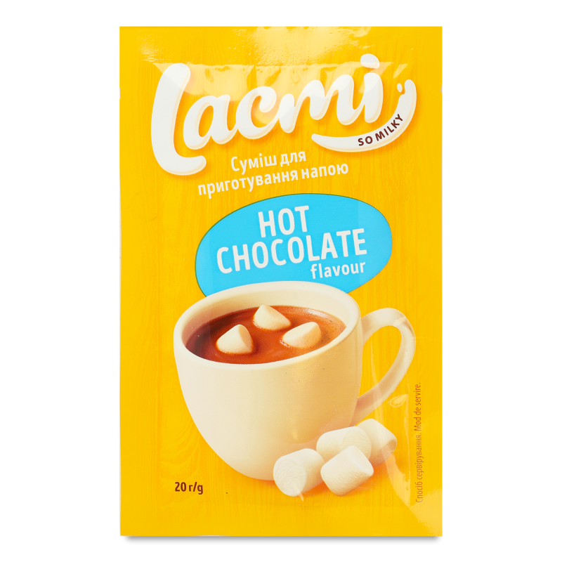 Суміш д/приготування напою Lacmi Hot Chocolate 20г Roshen