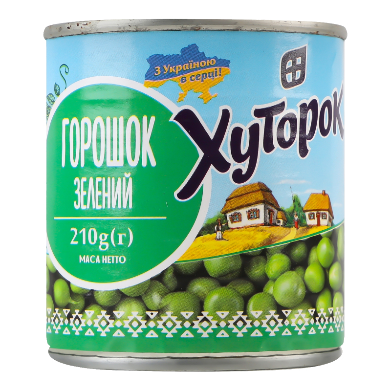 Горошок зелений Хуторок з/б