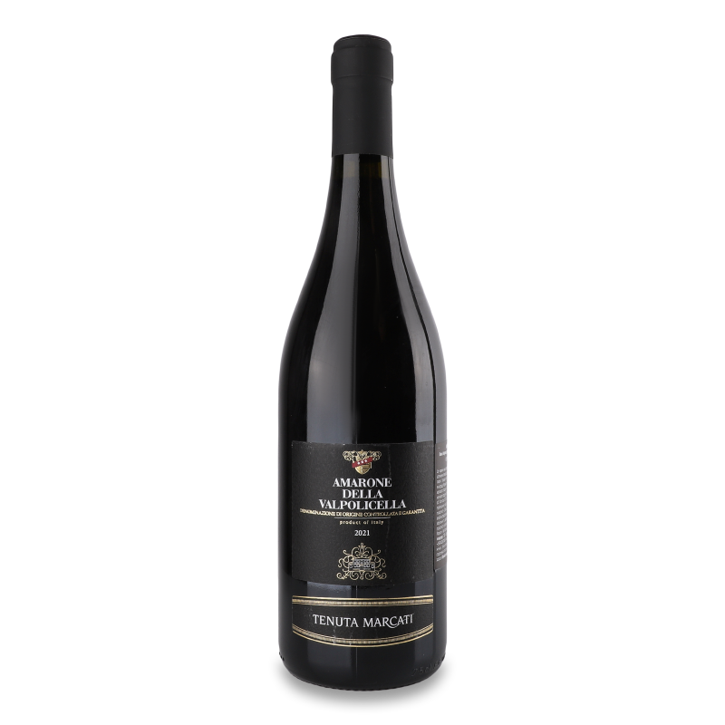 Вино Amarone della Valpolicella червоне сухе 15% 0,75л Tenuta Marcati