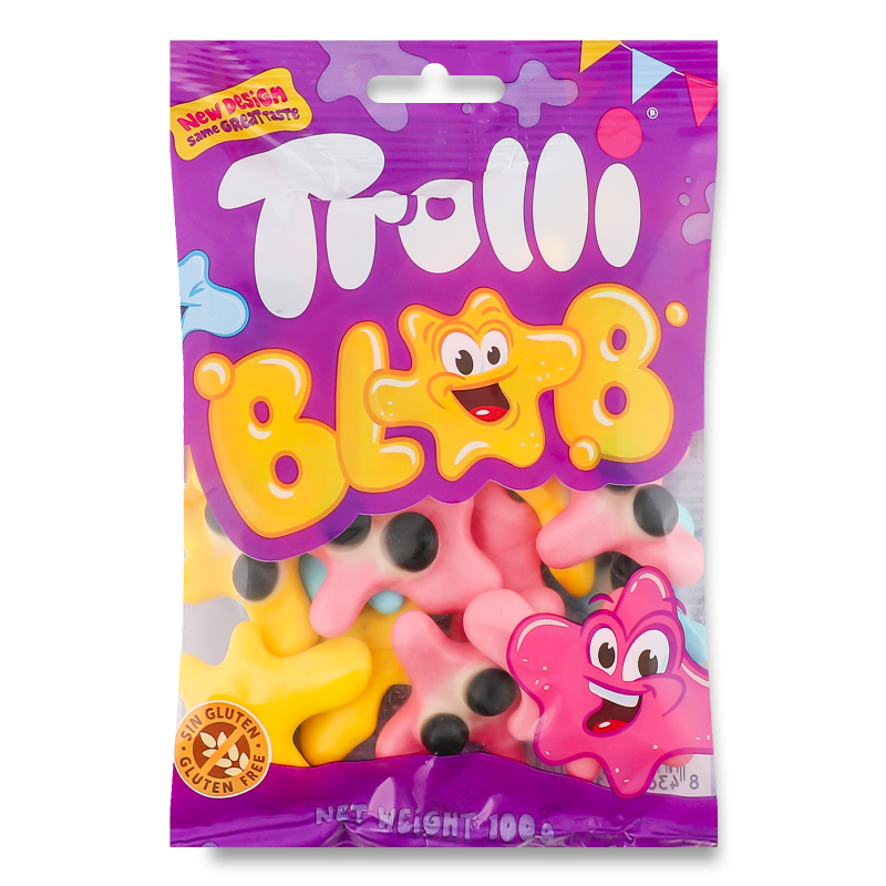 Цукерки жувальні Blob 100г Trolli