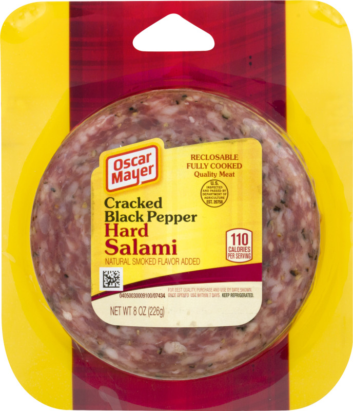 Oscar Mayer Cracked Black Pepper Hard Salami Oscar Mayer(44700074343