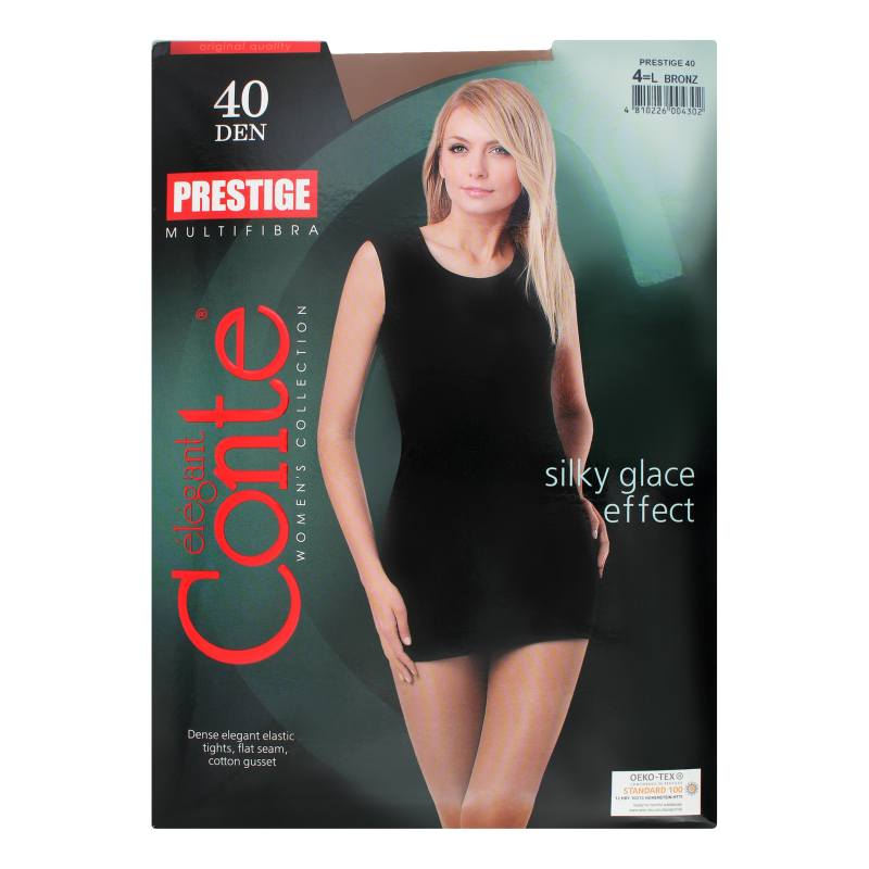 Колготи жіночі Conte Prestige 40den 4 bronz Conte 4810226004302: купить ...