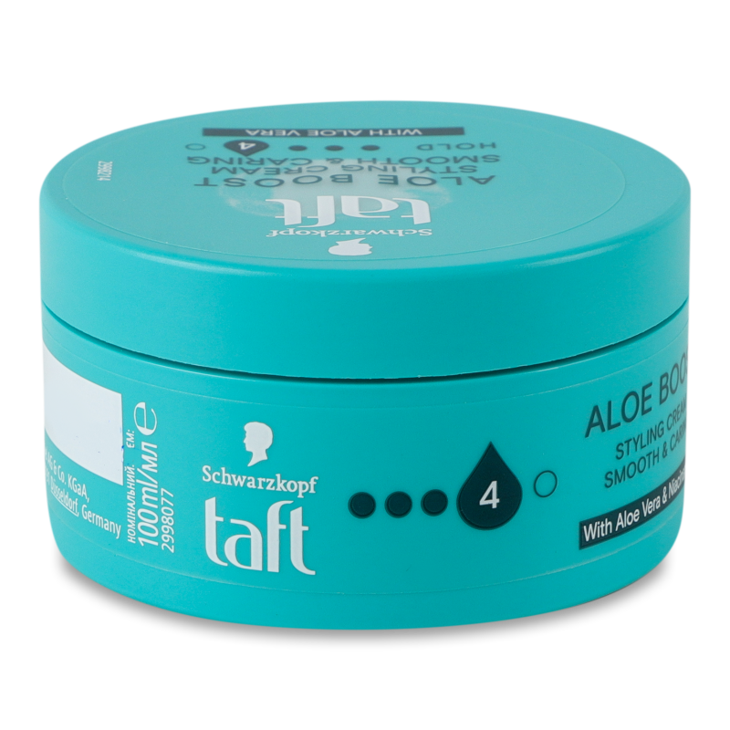 Стайлінг-крем д/волосся Aloe Boost 100мл Taft