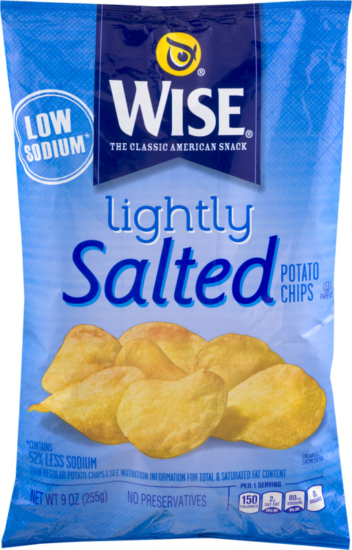 Wise Potato Chips Lightly Salted Wise(41262281417) customers reviews