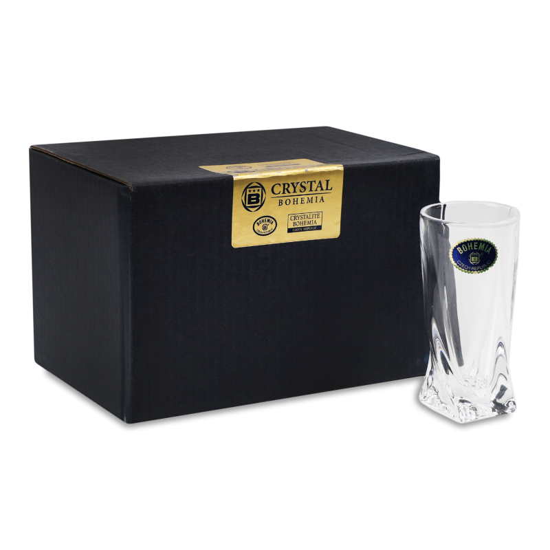 Стопка д/лікеру Квадро 50мл 6шт b2k936-99A44 Богемія