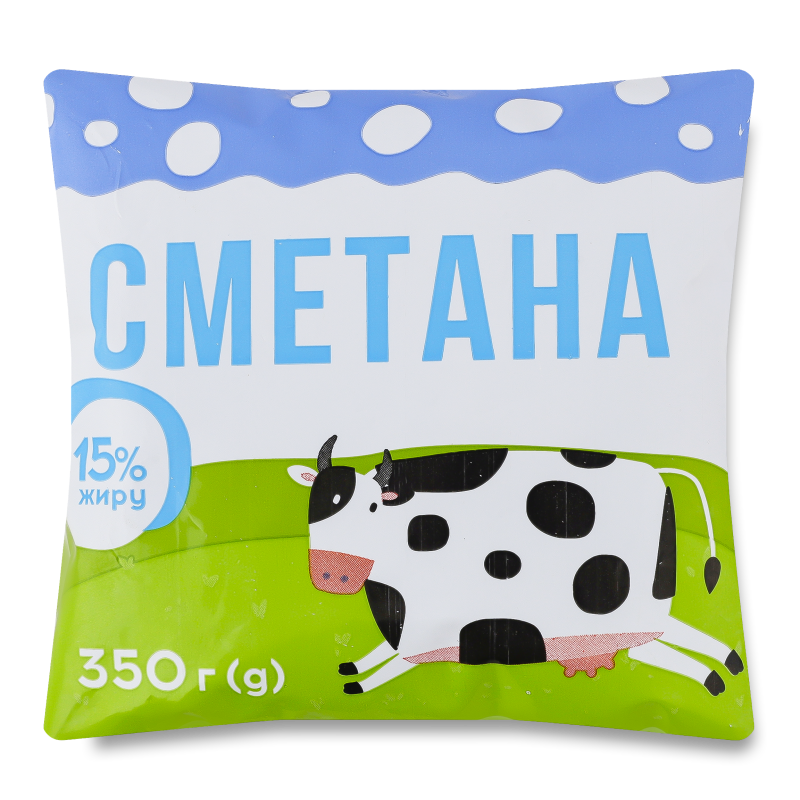 Сметана 15% 350г п/е Відді