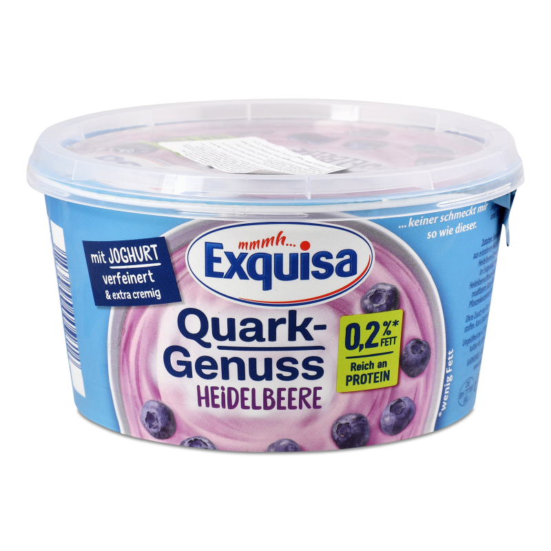 Десерт сирний Чорниця 0,2% 500г Exquisa