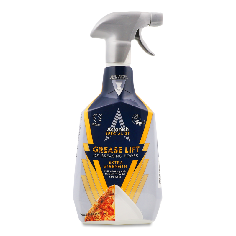 Очищувач д/жиру бруду та пригорілої їжі спеціалізований 750мл з розпилювачем Astonish