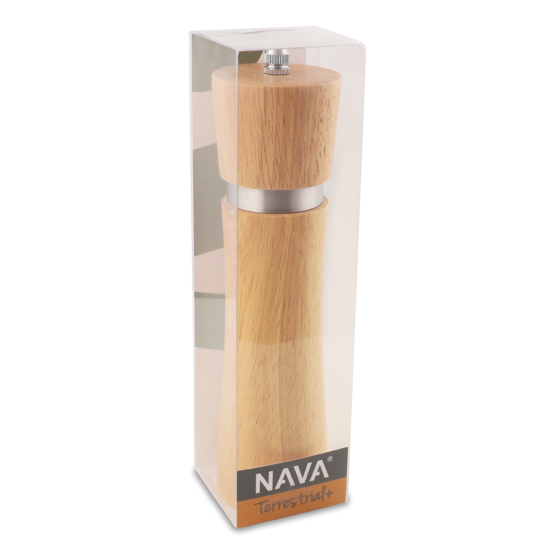 Млинок д/перцю дерево з керамічним ножем 21см 10-184-002 Nava