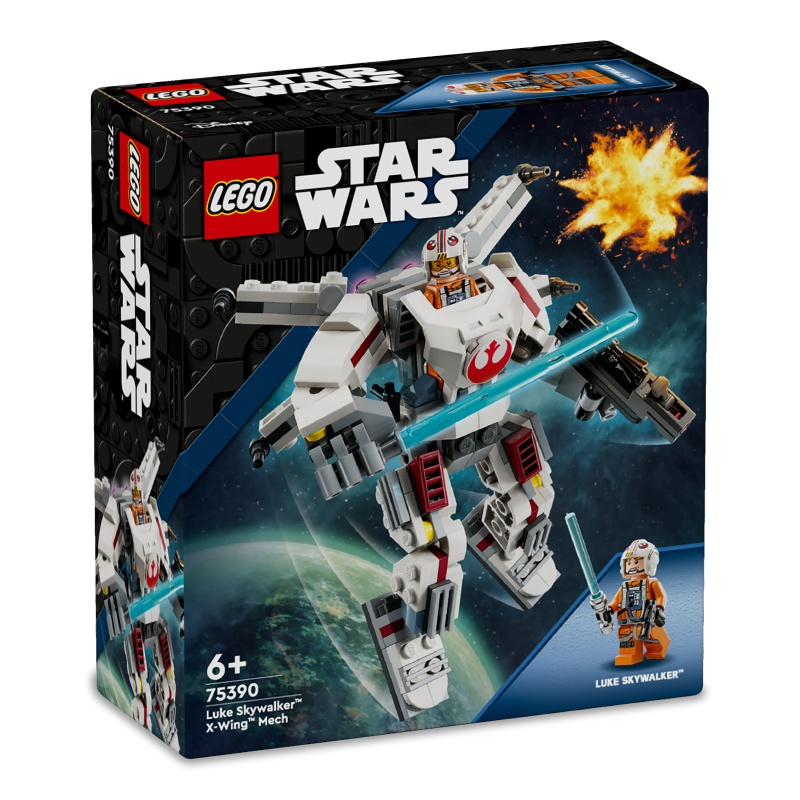 Конструктор Зоряні війни Робот Ікс-Вінг Люк Скайвокер 75390 Lego