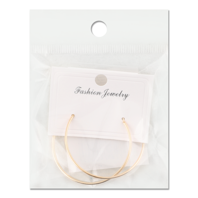 Сережки Кільця жовтий метал в асортименті