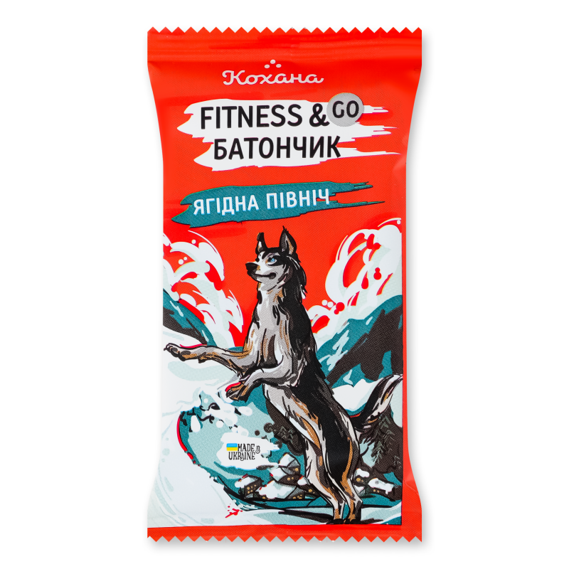 Батончик Fitness&Go Ягідна північ 40г Кохана