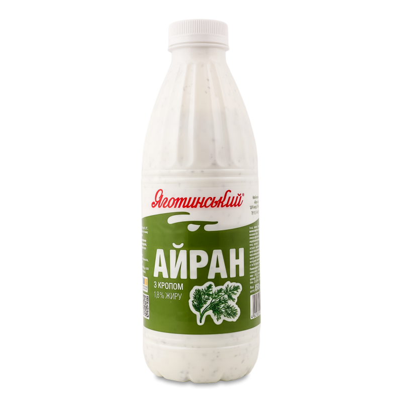 Напій кисломолочний Айран з кропом 1,8% 850г пет Яготинський