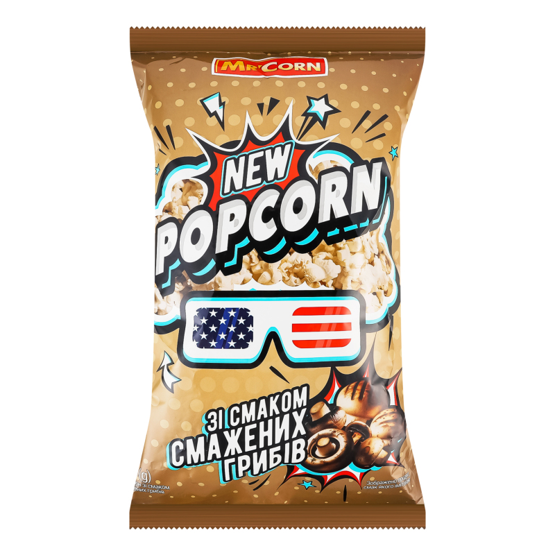 Попкорн зі смаком смажених грибів Mr'Corn м/у