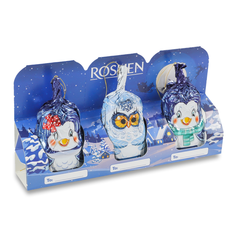 Фігурка шоколадна Зимові друзі 3*20г Roshen