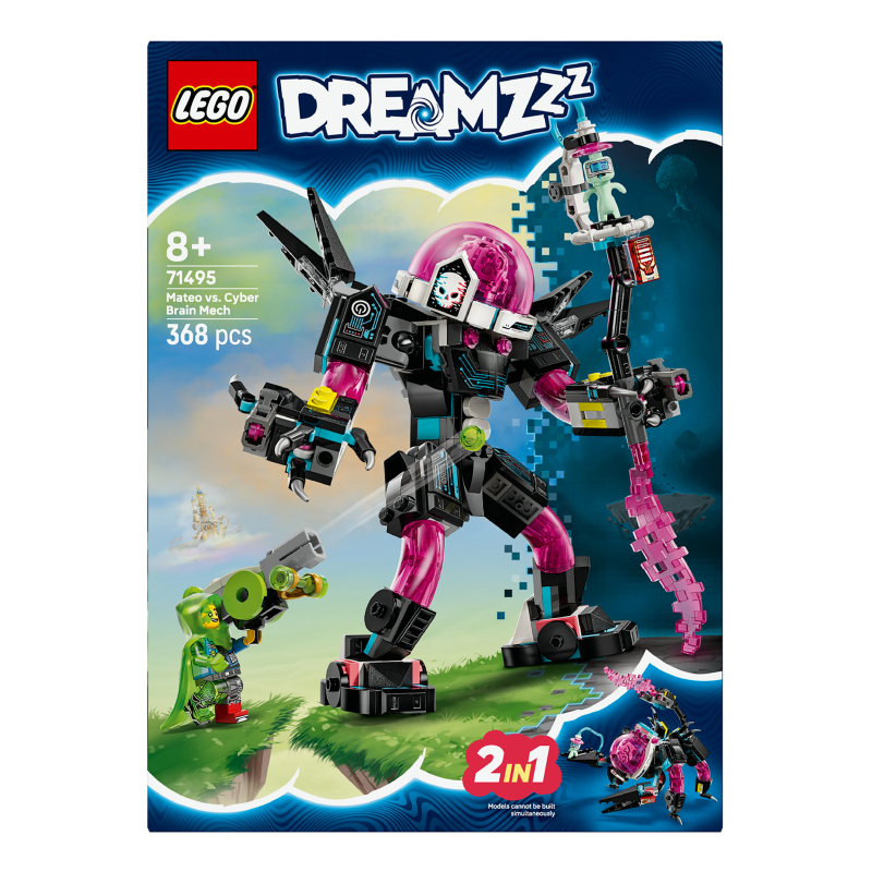 Конструктор для детей от 8лет №71495 Mateo vs cyber brain mech