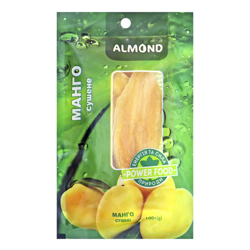 Манго сушеное Almond м/у 100г Almond(14820203641519): купить