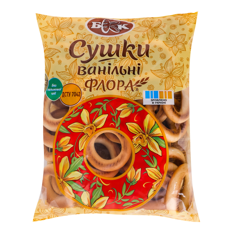 Сушки ванільні Флора БКК м/у