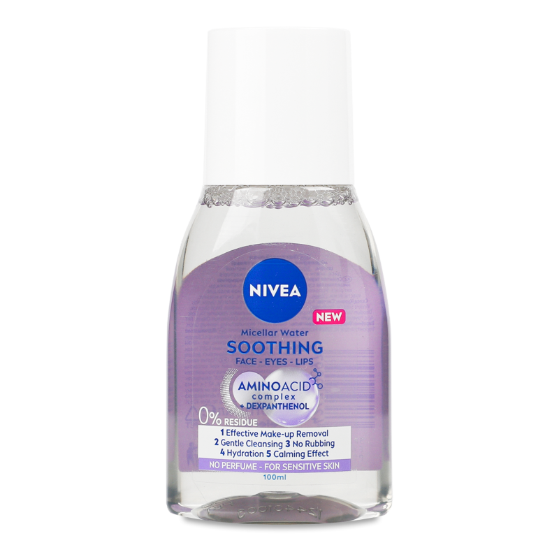 Вода міцелярна заспокійлива д/чутливої шкіри 100мл Nivea