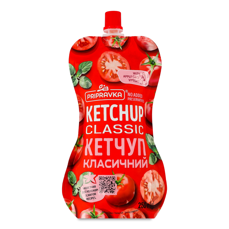 Кетчуп Класичний 250г д/п Pripravka