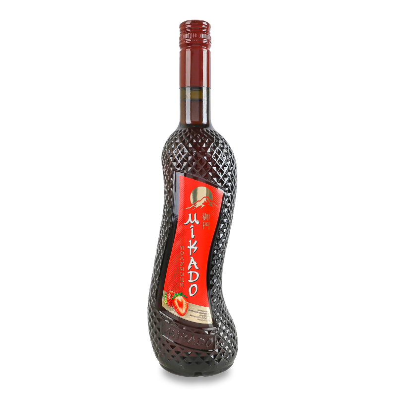 Напій винний Полуниця червоний солодкий 6-6,9% 0,7л Mikado