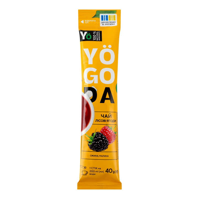 Концентрат напою безалкогольного пастеризований Чай лісові ягоди Yogoda м/у