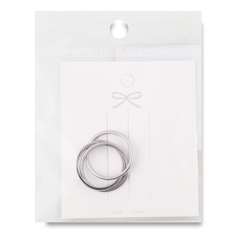 Каблучка сірий метал FHF25618M30