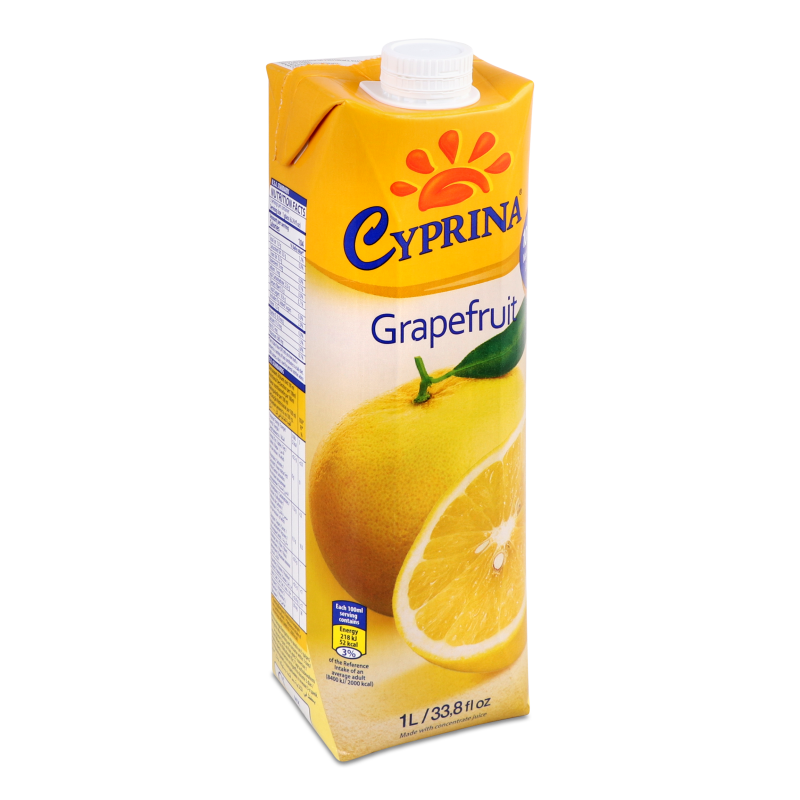 Сік грейпфрутовий 1л Cyprina