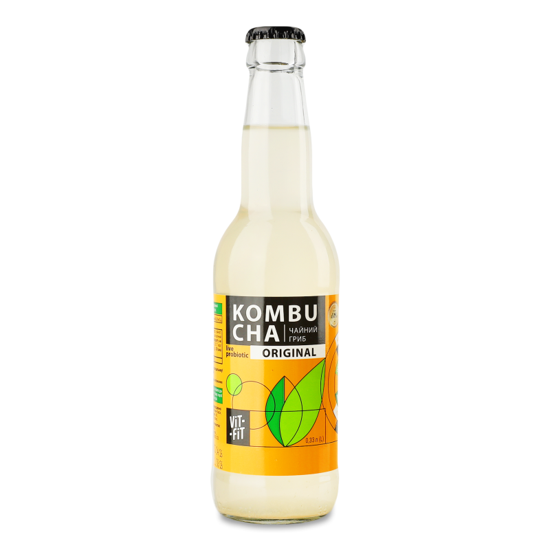 Напій бродіння Kombucha Original 0,33л скло Vit-Fit