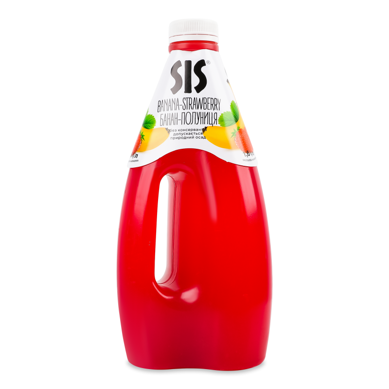 Нектар Банан-полуниця 1,6л пет SIS
