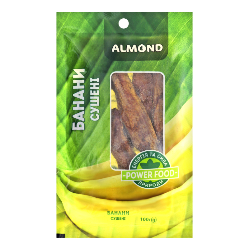 Бананы сушеные Almond м/у 100г Almond(14820153751054): купить в ...