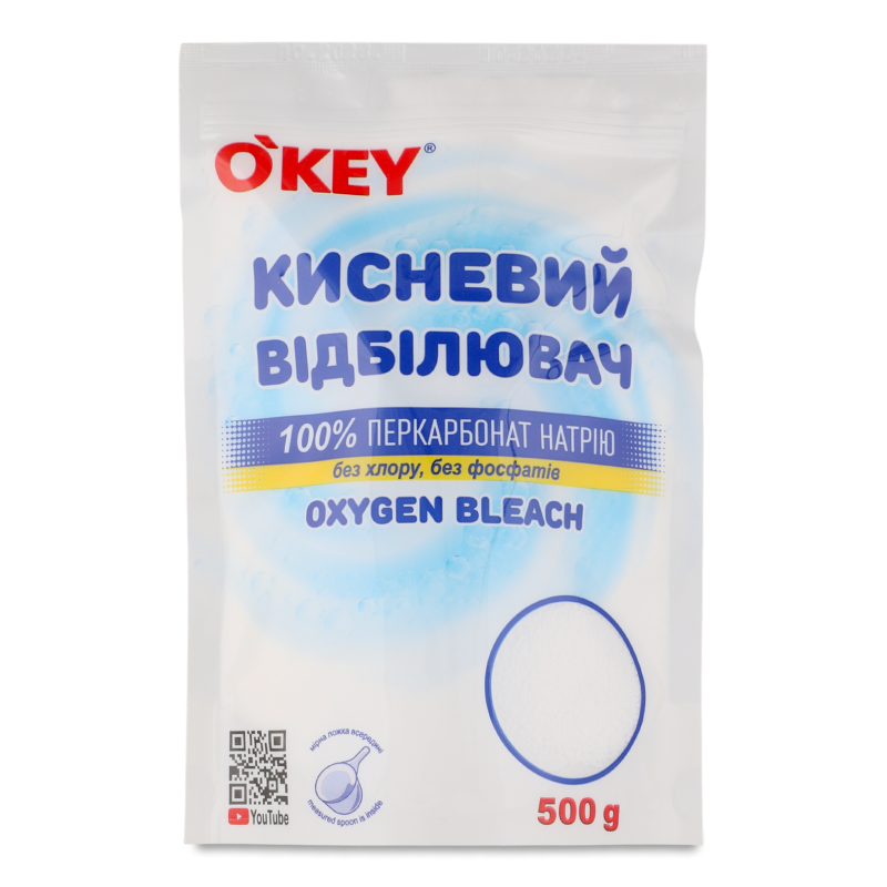 Відбілювач кисневий 100% 500г д/п О”Кей
