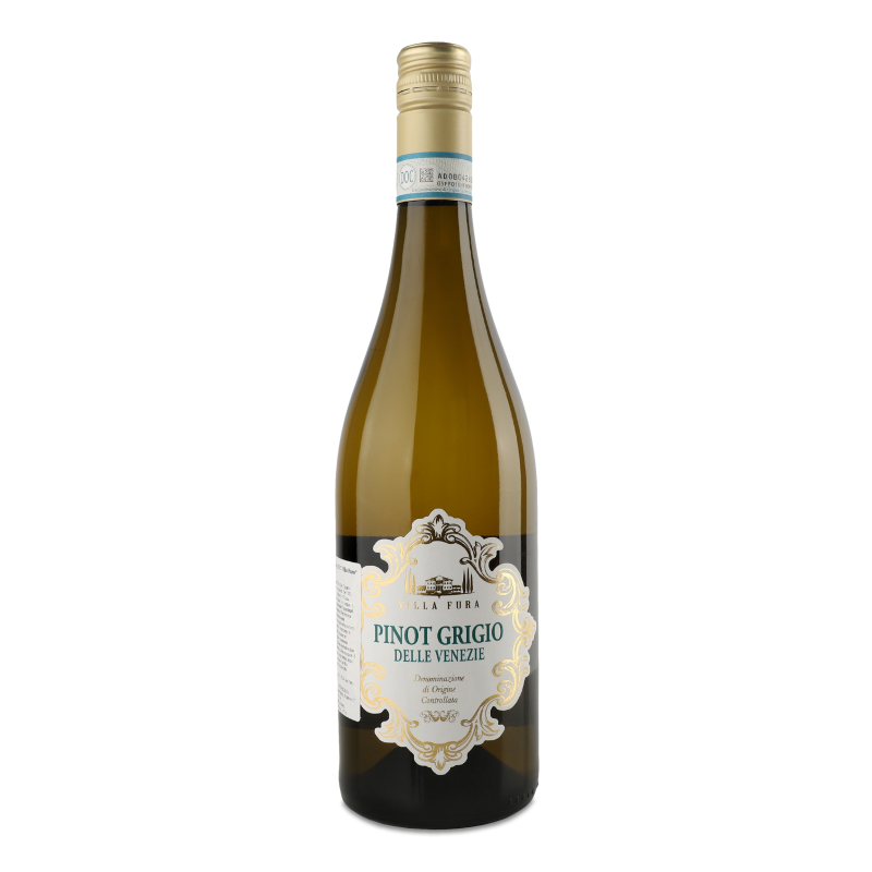 Вино Pinot Grigio delle Venezie DOC біле сухе 12,5% 0,75л Villa Fura