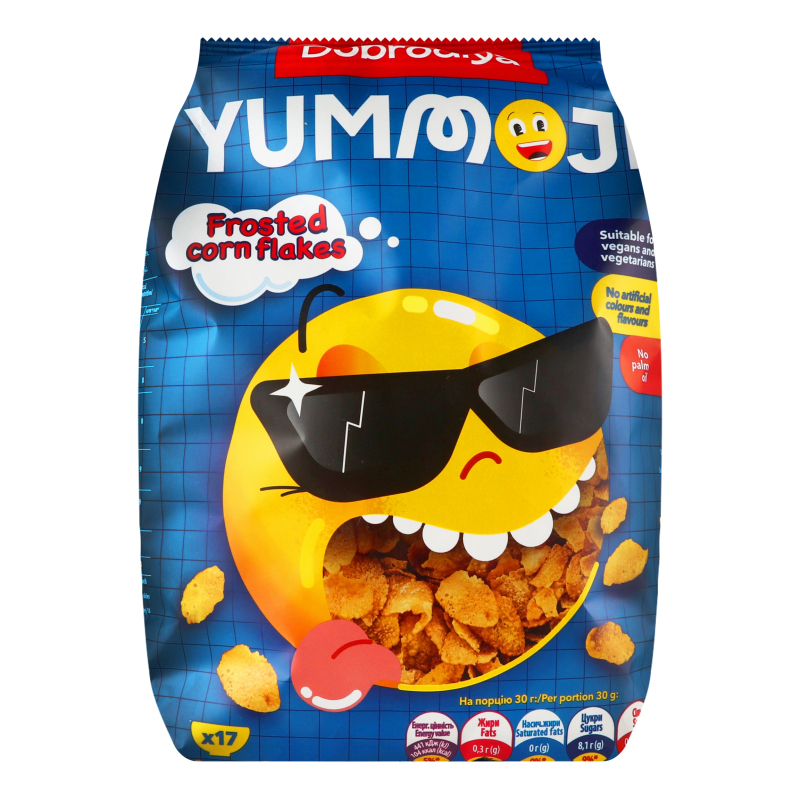 Пластівці кукурудзяні глазуровані Yummoji м/у
