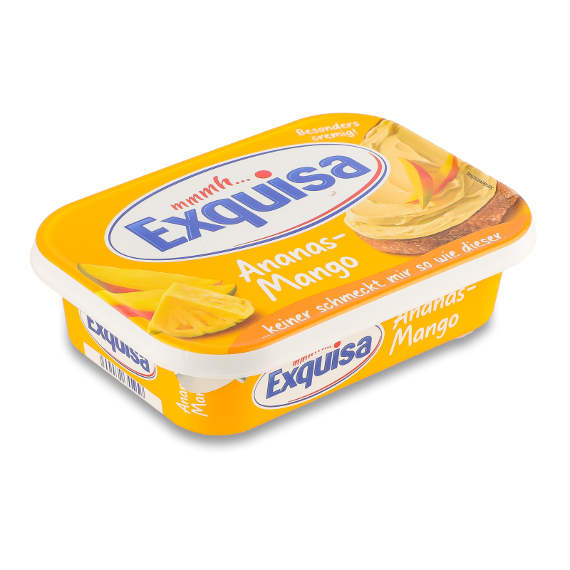 Сир вершковий з ананасом та манго 52% 200г Екскуіза