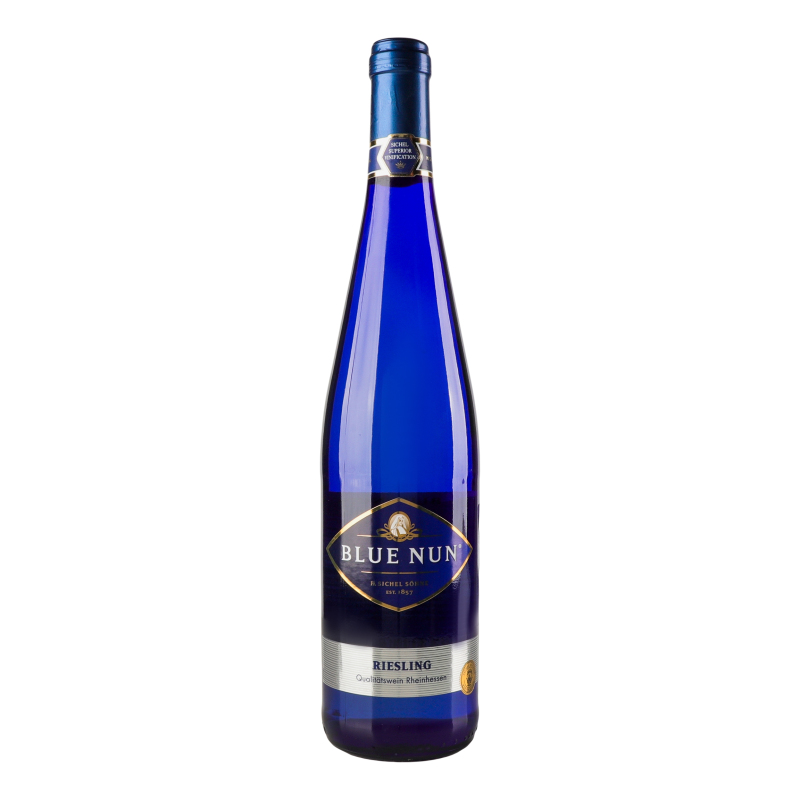 Вино 0.75л 10.5% белое полусладкое Рислинг Blue Nun бут Blue Nun