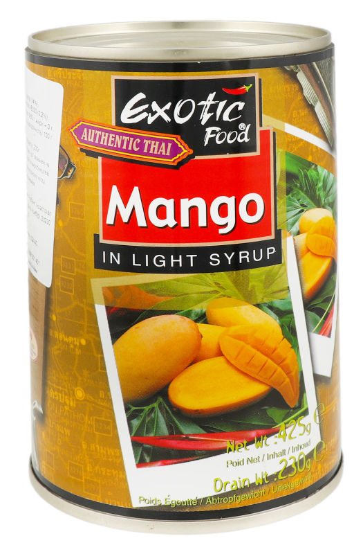Манго в легком сиропе Exotic food ж/б 425г Exotic food(8853662002132 ...