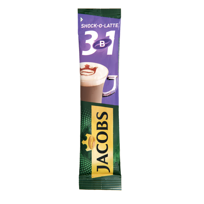 Напиток кофейный растворимый Shock-o-latte 3в1 Jacobs м/у 12.5г