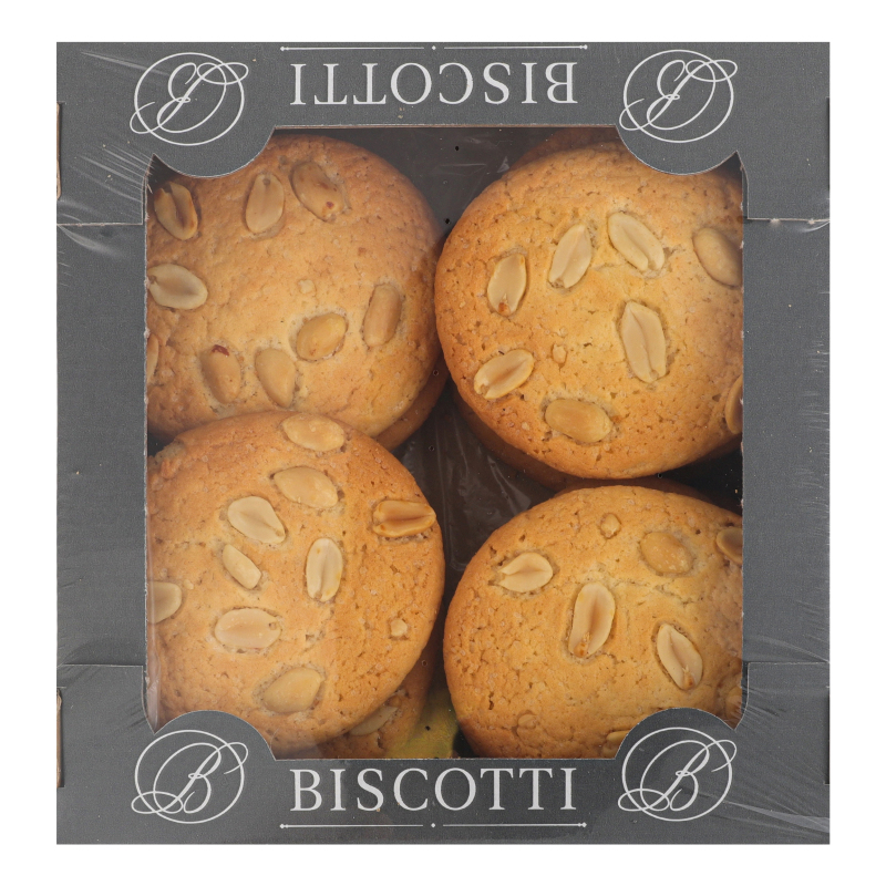Печенье сдобное песочно-отсадное Американское с арахисом Biscotti к/у 0 ...