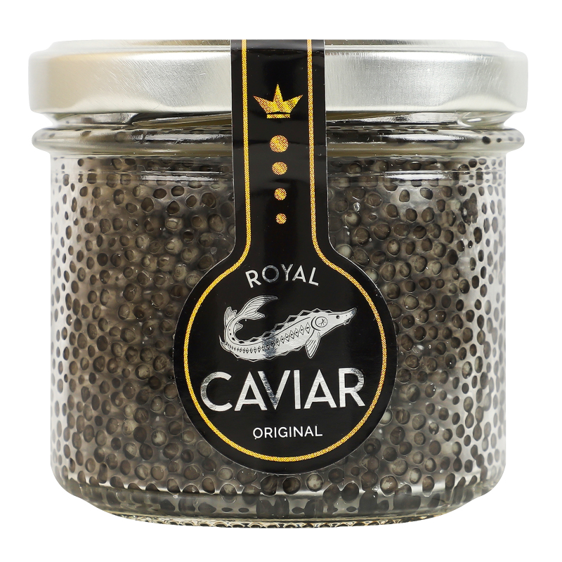 Ікра осетрових зерниста De Luxe Royal Caviar в/ґ с/б