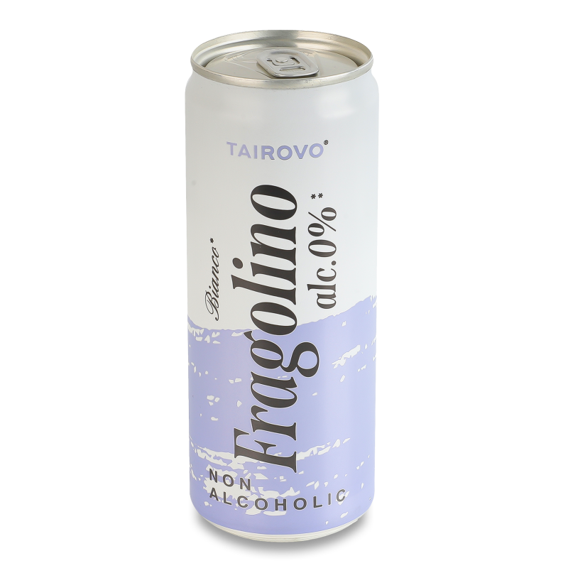 Напій безалкогольний Фраголіно Бьянко сильногазований 0,33л ж/б Таїрово