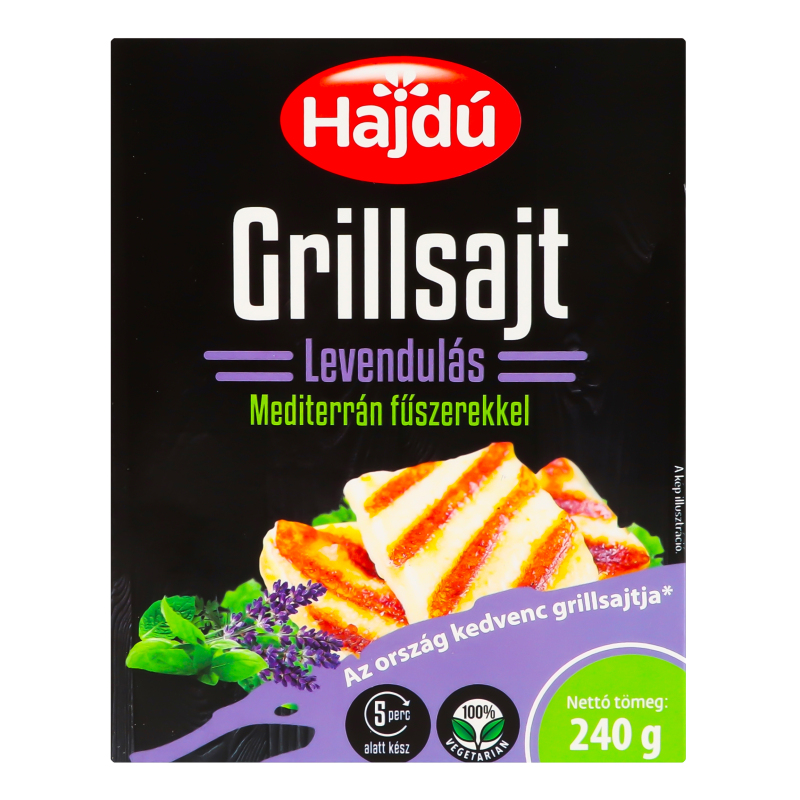 Сир 45% для грилю з ароматом лаванди Hajdu к/у
