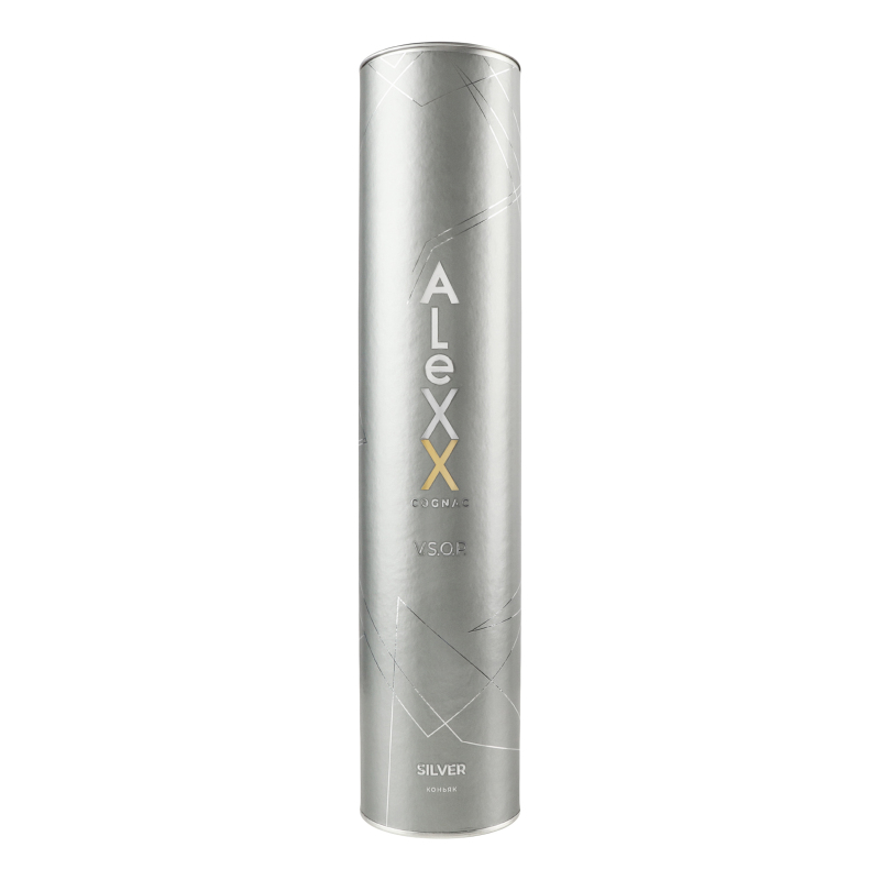 Коньяк 500мл 40% V.S.O.P. Silver ALeXX тубус AleXX (4823093700352 ...