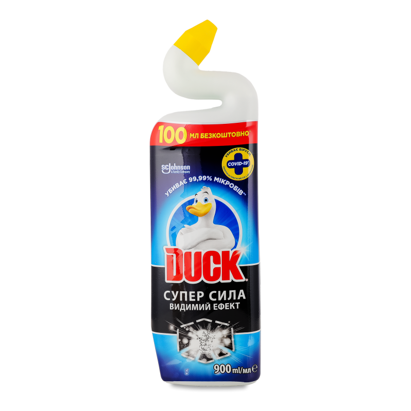 Засіб чистячий Видимий ефект Супер сила 900мл Duck