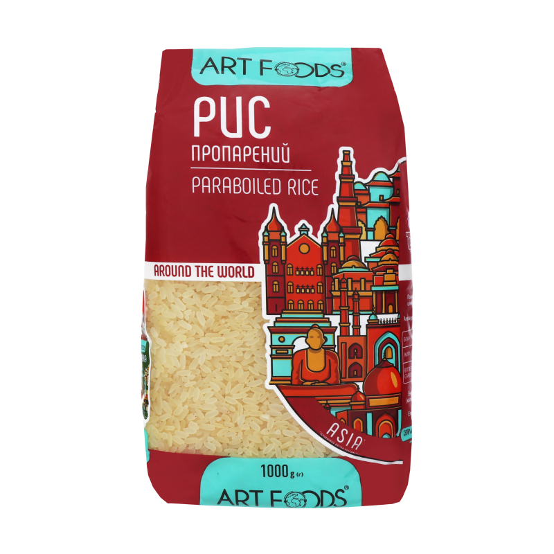 Рис довгозернистий пропарений Art Foods м/у